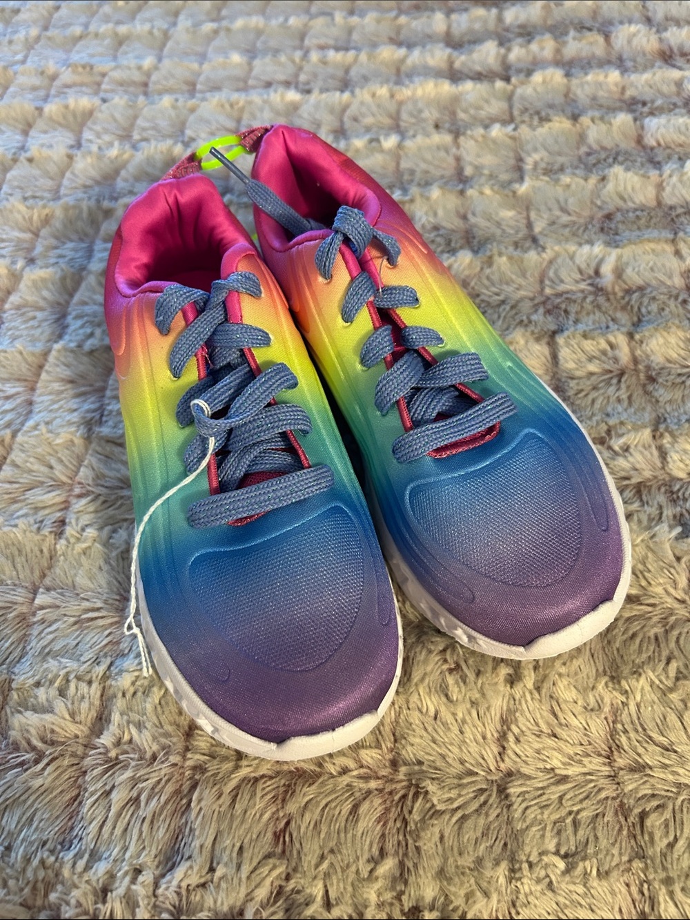 Athletic Works Kids Colorful  Sneakers size 4. New
